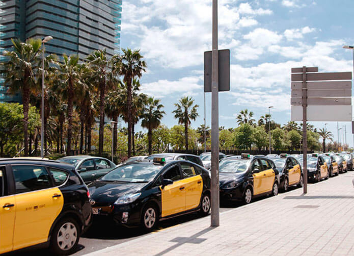 Такси в Испании